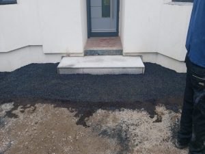 Tar and Chip Driveway with New Kerbing and Step in Bray, Co. Wicklow