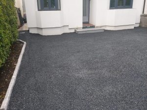 Tar and Chip Driveway with New Kerbing and Step in Bray, Co. Wicklow