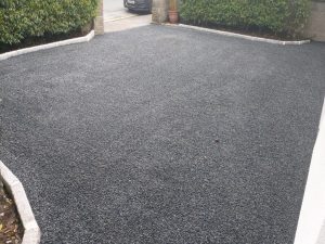 Tar and Chip Driveway with New Kerbing and Step in Bray, Co. Wicklow