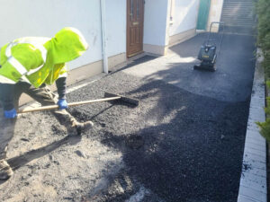 Tarmac Driveway and Barleystone Patio in Newbridge, Co. Kildare