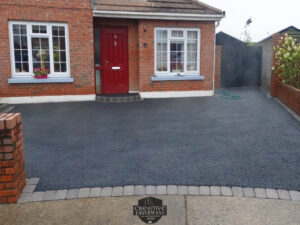 Tarmac Driveway with Barleystone Border in Newbridge, Co. Kildare