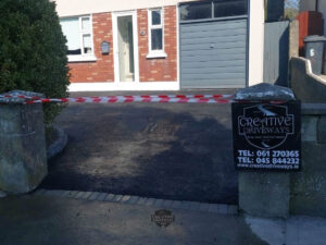 Tarmac Driveway with Barleystone Brick Border in Rathcoole, Co. Dublin