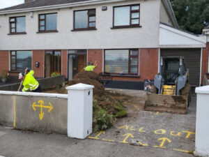 Tarmac Driveway with Barleystone Brick Border in Rathcoole, Dublin