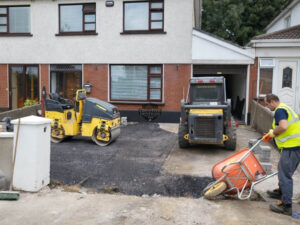 Tarmac Driveway with Barleystone Brick Border in Rathcoole, Dublin