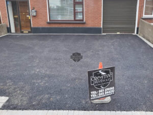 Tarmac Driveway with Barleystone Brick Border in Rathcoole, Dublin