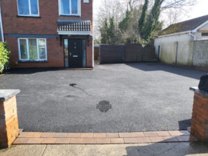 Tarmac Driveway with Barleystone Paved Border in Newbridge, Co. Kildare