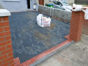 Tarmac Driveway with Brick Pillars in Limerick City