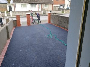 Tarmac Driveway with Brick Pillars in Limerick City