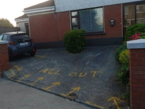 Tarmac Driveway with Double Brick Border in Rathcoole, Co. Dublin