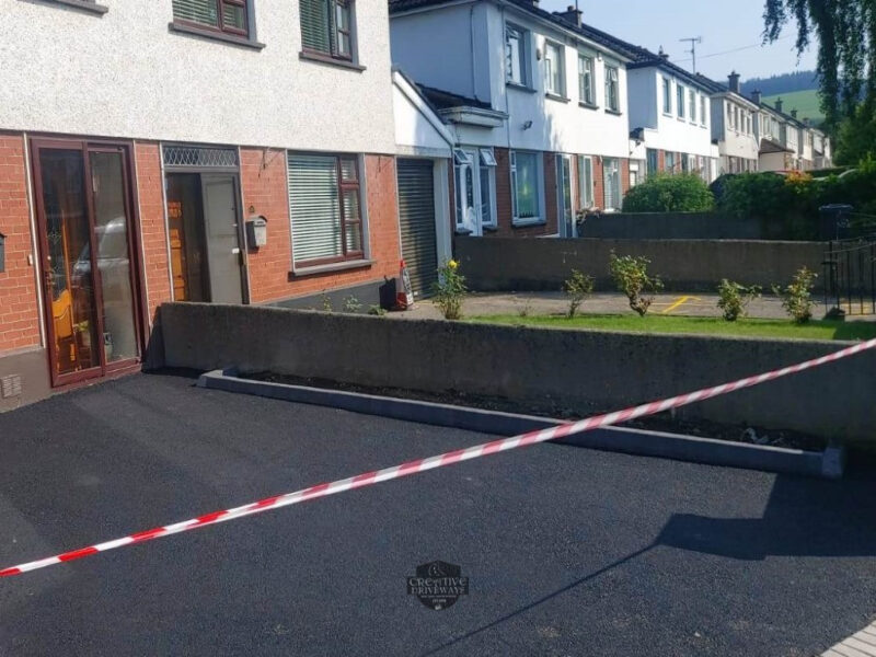 Tarmac Driveway with Double Brick Border in Rathcoole, Co. Dublin