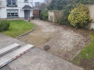 Tarmac Driveway with Natural Grey Paved Border in Naas, Co. Kildare