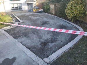 Tarmac Driveway with Natural Grey Paved Border in Naas, Co. Kildare