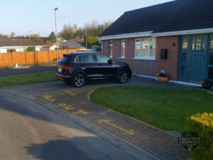 Tarmac Driveway with Re-Purposed Brick Border in Limerick