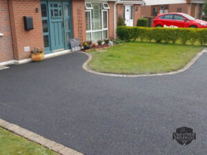 Tarmac Driveway with Re-Purposed Brick Border in Limerick