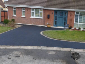 Tarmac Driveway with Re-Purposed Brick Border in Limerick