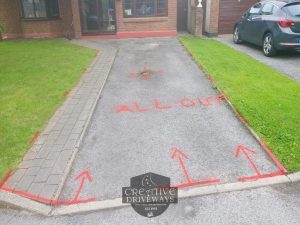 Two Resin Bound Driveways with Charcoal Border in Limerick City