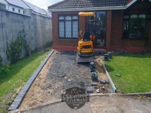 Two Resin Bound Driveways with Charcoal Border in Limerick City