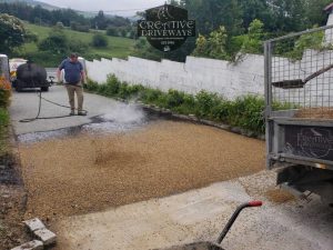 Tar and Chip Driveway Installation in Kildare